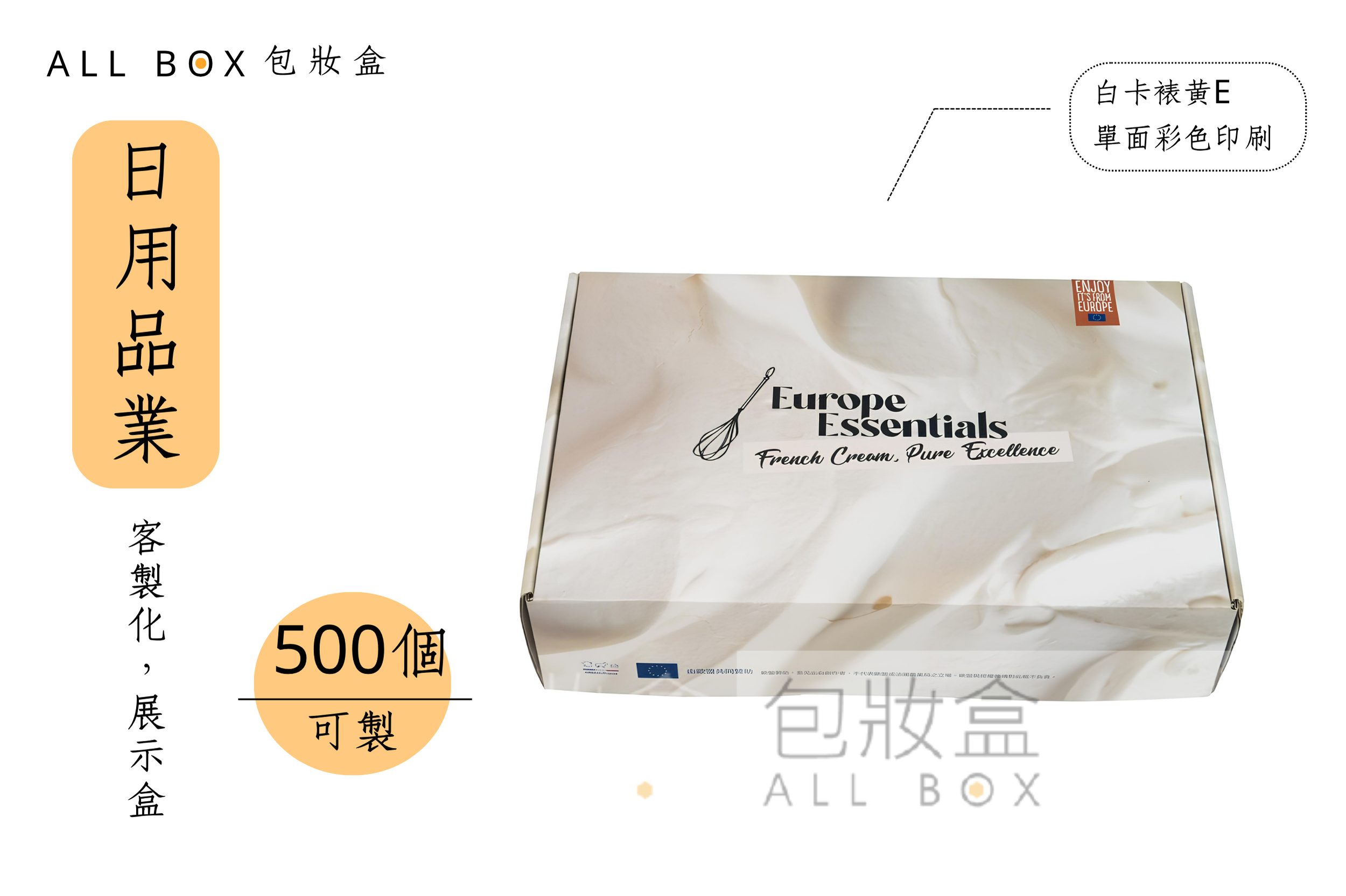 《日用品業愛用包裝》烘焙用具包裝盒