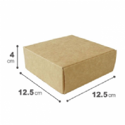 《A-EN12》50入素面瓦楞紙盒【平面出貨】